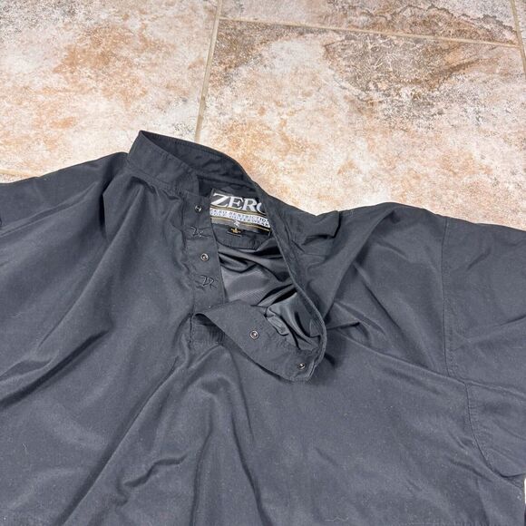 Zero Restriction Pullover Jacket 1/4 Snap Mens Large Black Golf Outerwear USA - Picture 5 of 12